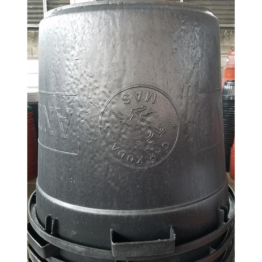 Pot Karet 60 L (50 Cm) Yasindo Kuda Mas Hitam Jumbo Terbaruu