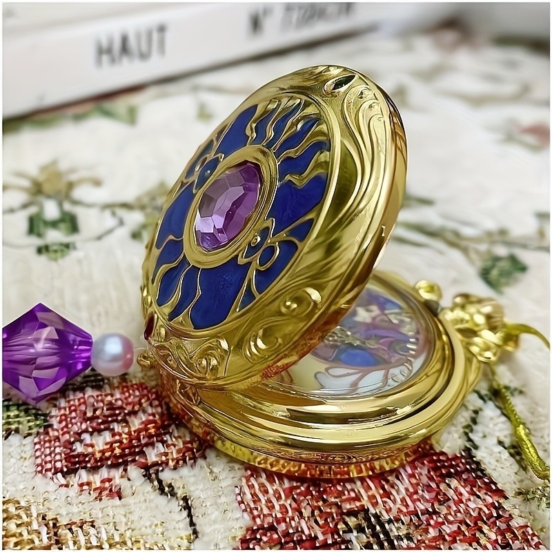 Exquisite Anime Pocket Watch Hanging Watch Women's Time Princess Pocket Watch Quartz Watch Cartoon