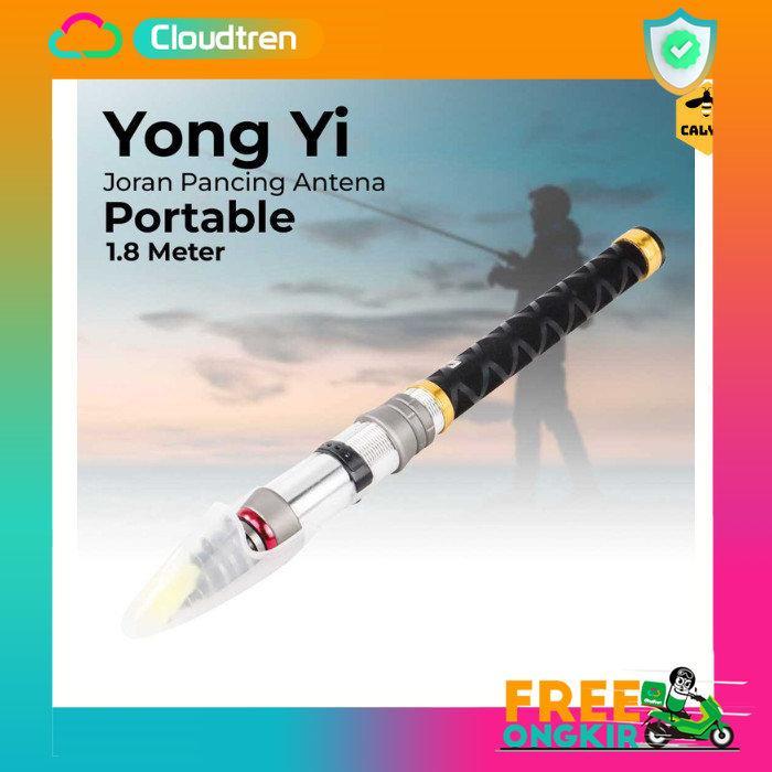 Joran Antena Pancing Portable Carbon Fiber Mini Pocket Fishing Rod