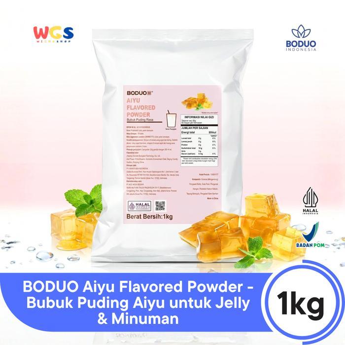 Boduo Aiyu Flavored Powder 1Kg - Bubuk Puding Aiyu Untuk Jelly & Minuman Redy Stok