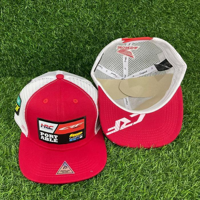 Prtbl Hat Snapback Edision Racing Crf - Merah Putih Terlaris