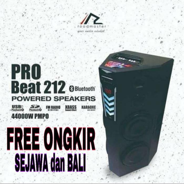 Speaker Aktif ROADMASTER PRO BEAT 212,, WOFER 12"x4
