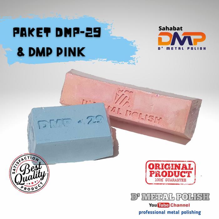 D'Metal Polish Paket Batu Poles Pengkilap Logam Dmp-29 & Dmp Pink Original Produk Untuk Celah Sirip