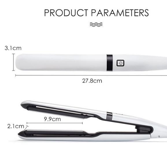 Onlife 2In1 Hair Styler Hiron Catokan Ceramic Tourmaline Pelurus & Pengeriting Diskon Sale