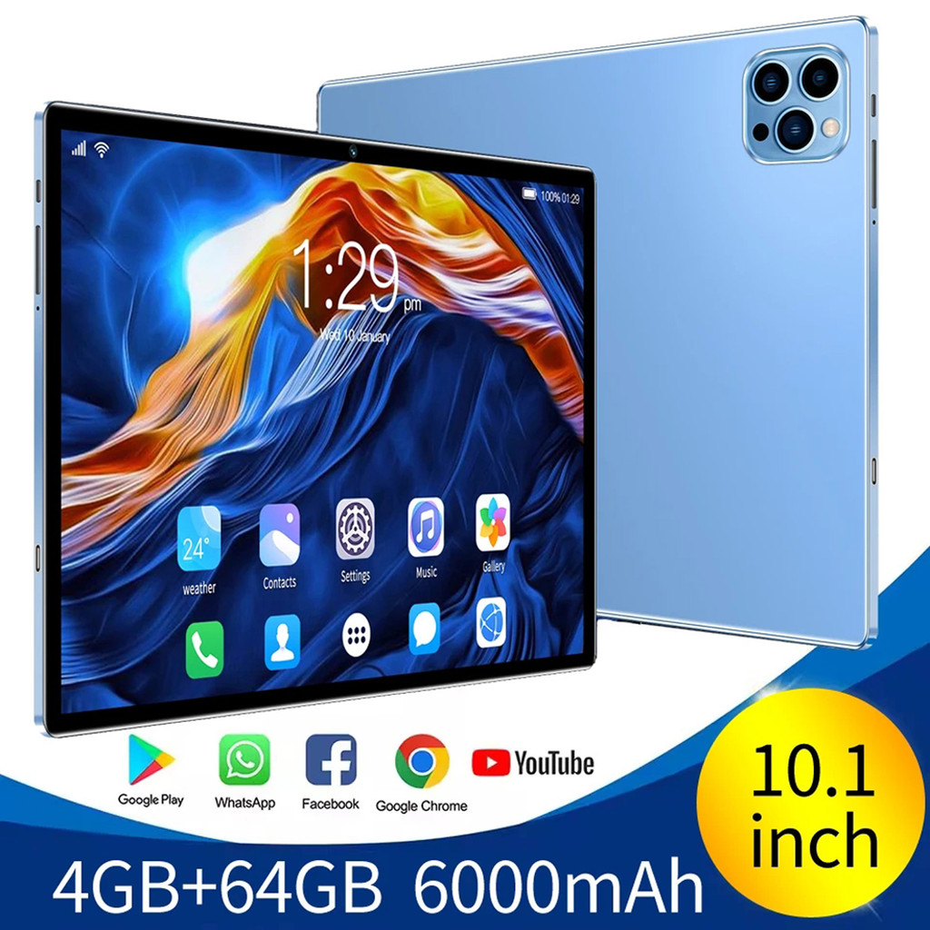 2025 Global BDF Android 13 Android Tablet 4GB+64GB HD Touch Screen Dual Card WIFI 6000mAh Battery