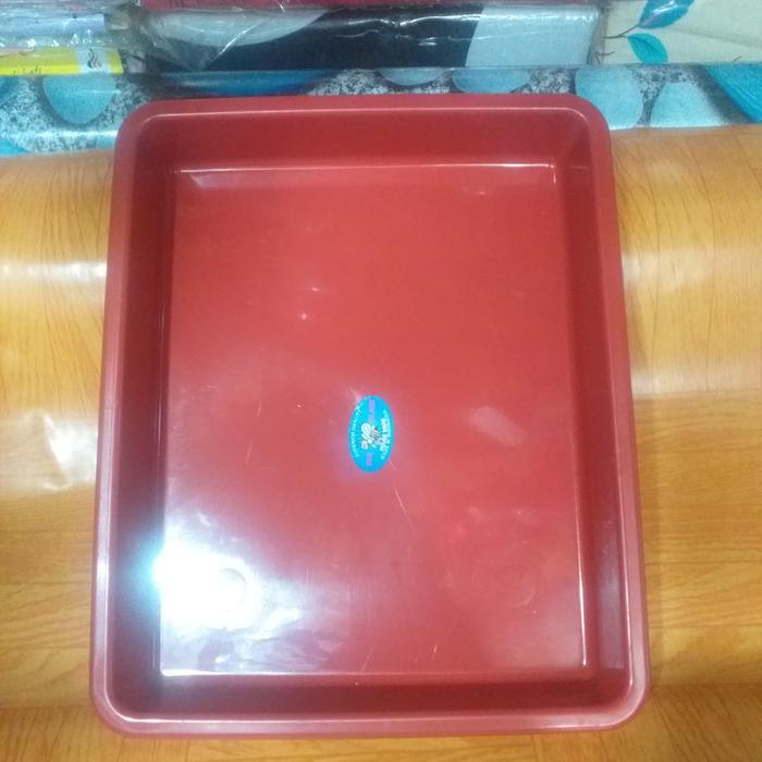 Nampan,Baki plastik segi warna Biru Hijau Merah murah BEEPLAST No 1,2,3,4,wadah penyaji
