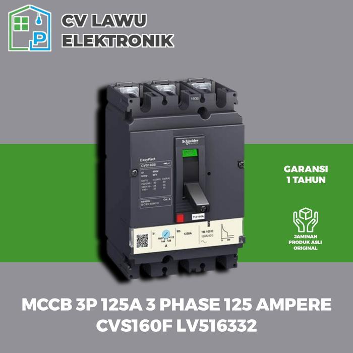 Mccb Schneider 36Ka Cvs125F 125A