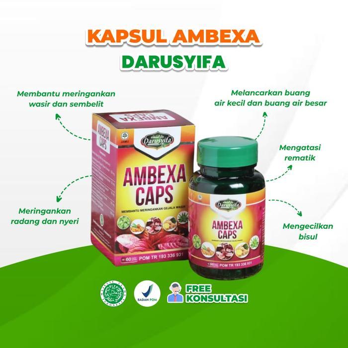 REDAY Terlaris Darusyifa - Ambexa Caps Ekstrak Daun Ungu Isi 60 Kapsul Asli Original Promo Termurah