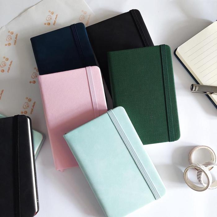 NOTEBOOK BUKU TULIS A6 HARDCOVER TEBAL POLOS BUKU DIARY BUKU
