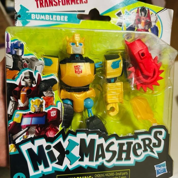 HOT SALE MIX MASHERS TRANSFORMERS BUMBLEBEE ROBOT ACTION FIGURE HASBRO ORIGINAL MIXMASHERS