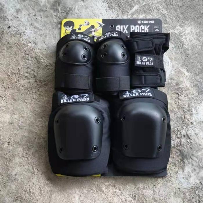 PROTECTOR : KILLER PADS 187 SIX PACK Skate Roller BMX Skateboard