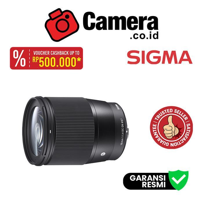 Sigma 16mm f/1.4 DC DN (C) MFT /Lensa Wide Angle