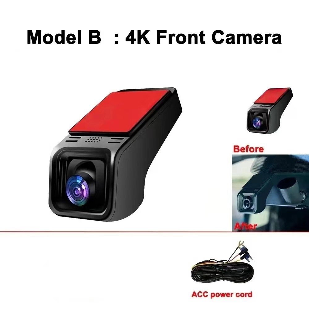 Ultra HD 4K Hidden Dash Cam WiFi Car DVR Night Vision Parking Monitor Car Electronics