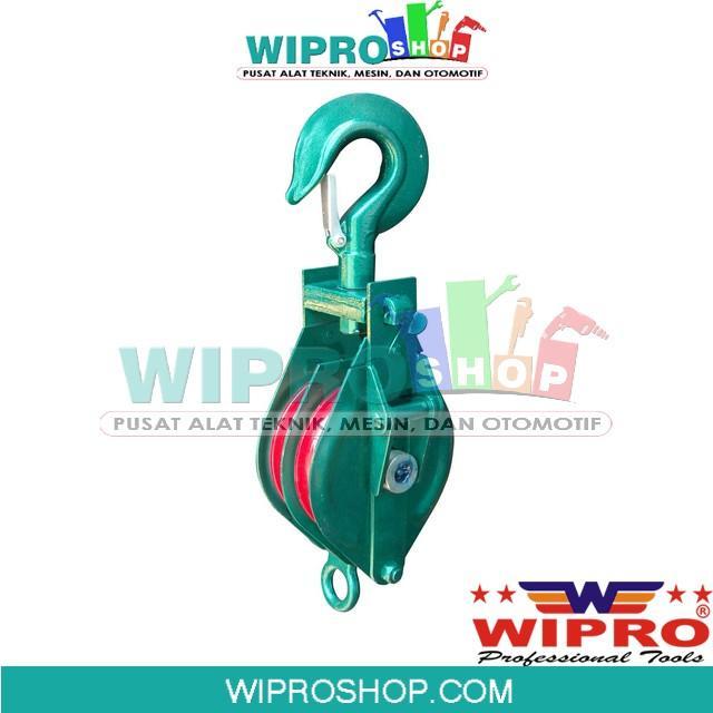 WIPRO Pulley Block Double W/Hook PBD-60(12")/6T
