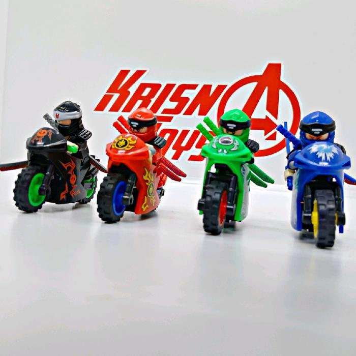MAINAN ANAK BALOK SUSUN FURE NINJA MOTOR/BRICK NINJA MOTOR Toys