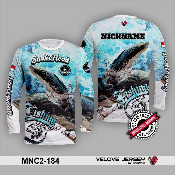 Baju Jersey Mancing Ikan Gabus Toman Snakehead / Kaos Fishing / Baju Fishing Mania / Mancing Club