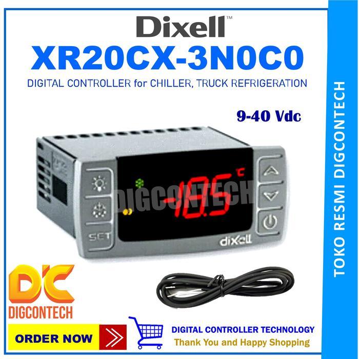 XR20CX DIXELL Digital Thermostat XR20CX-3N0C0, 9-40 Vdc