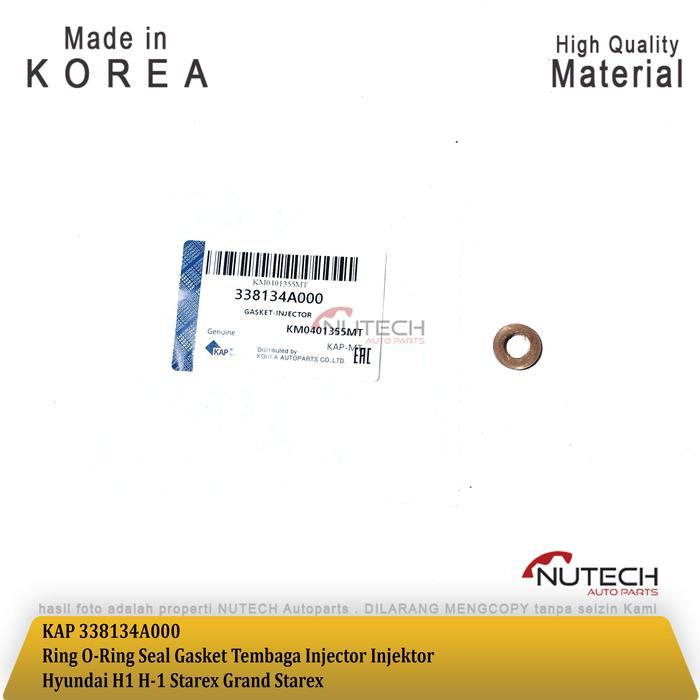 RING O-RING SEAL GASKET TEMBAGA INJECTOR INJEKTOR HYUNDAI H1 H-1 STAREX GRAND STAREX OEM IMPORT