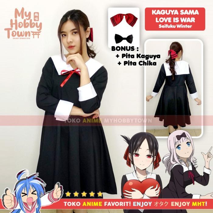 Seifuku Cosplay Kaguya - sama Love Is r - Kaguya Shinomiya Chika Fujira