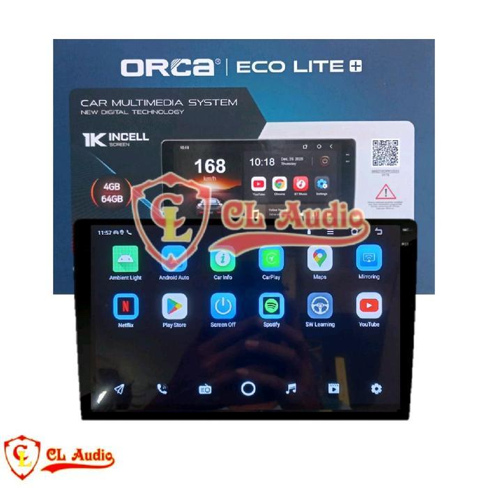 Head Unit Android Orca Eco lite plus 9 Inch Suzuki Splash Ram 4/64GB