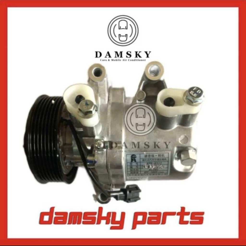 Kompresor Compressor AC Mobil Datsun Go STAL