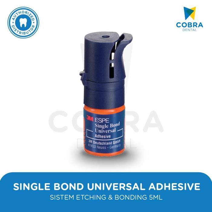 3M Solventum Single Bond Universal Rf Vial 5Ml Bonding, Lem Komposit, Dental Adhesive, Single Bond,