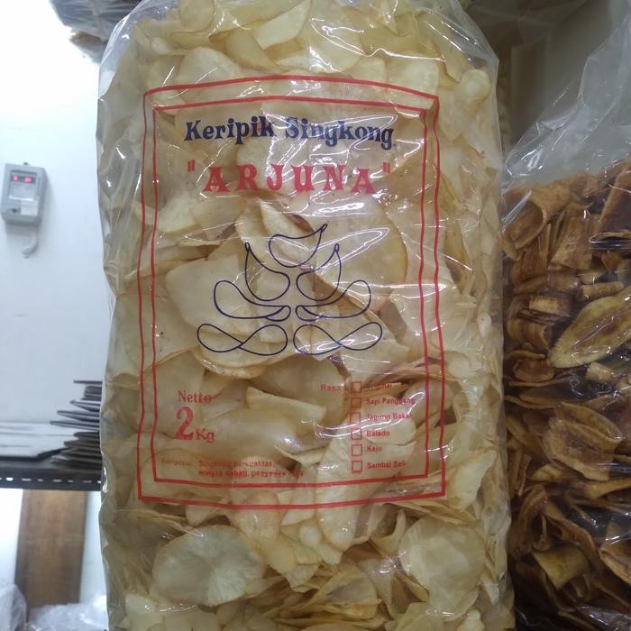 

KERIPIK SINGKONG ASIN 2KG GURIH RENYAH