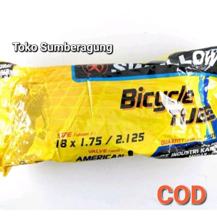Ban dalam sepeda anak2 ukuran 18 x 1.75/2.125 Swallow Ban