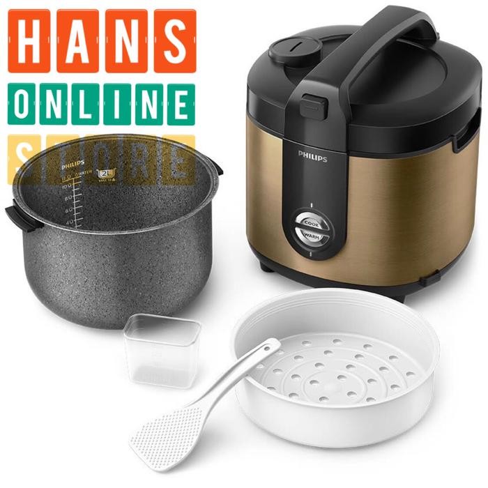 Philips Hd3138 Rice Cooker Premium Plus - Gold