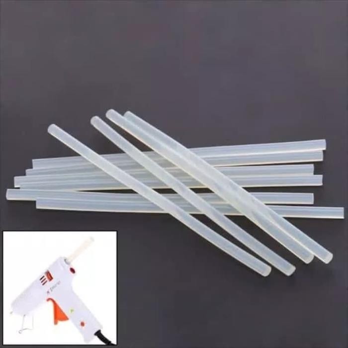 

ISI LEM TEMBAK KECIL WARNA BENING 0.7CM X 20CM - 1PAK ISI 100 PCS