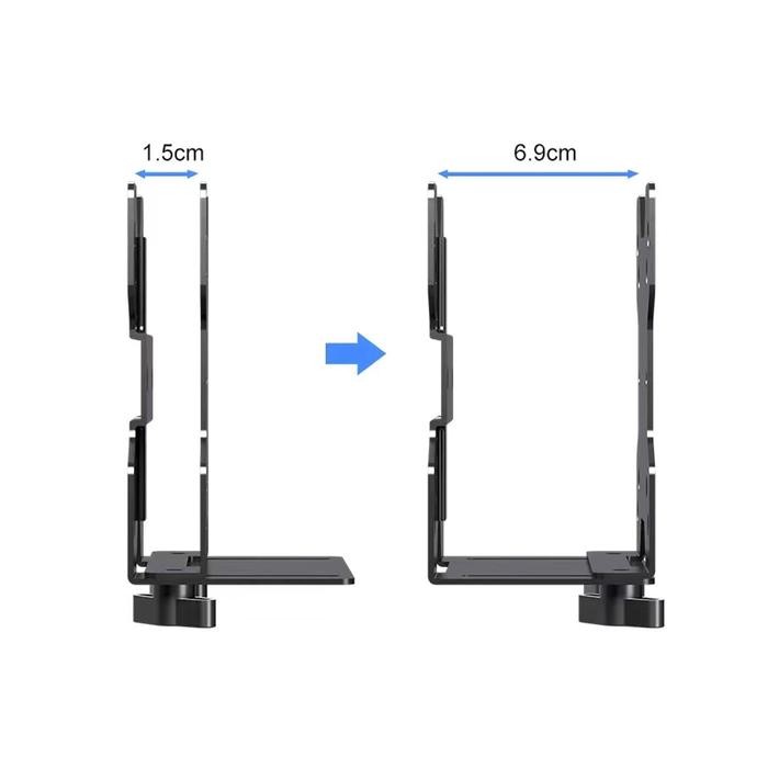 

Bracket Mini PC CPU Holder Oximus EV41 Vesa Holder Pole Holder Underdesk Mount Custom Adjustable