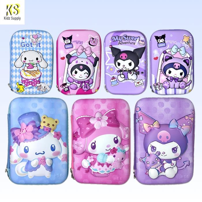 

Tempat Pensil Unicorn Kotak Pensil anak perempuan Hardcase 3D lucu