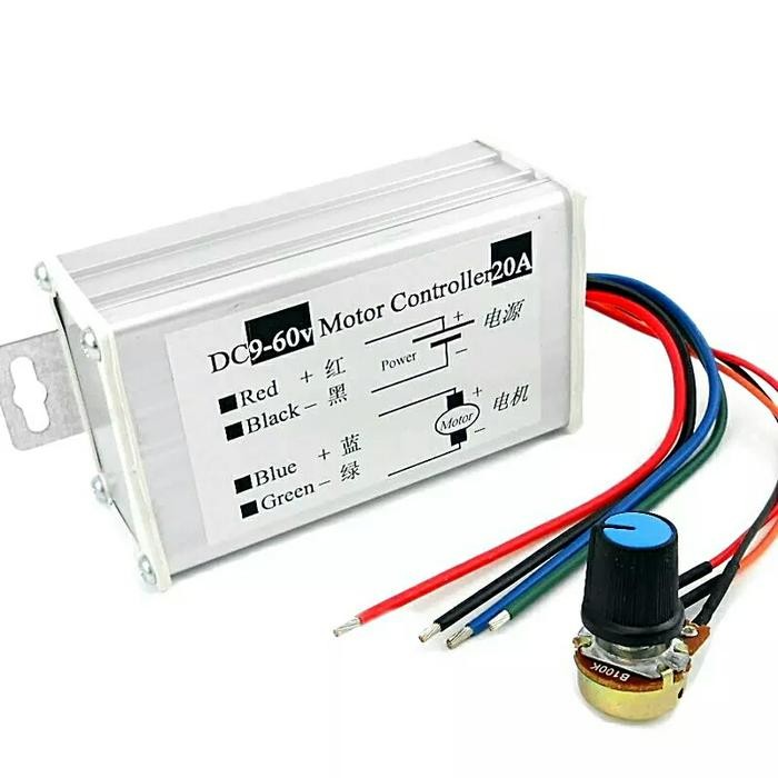PWM DC MOTOR 9V - 60V 20A DC MOTOR CONTROLLER