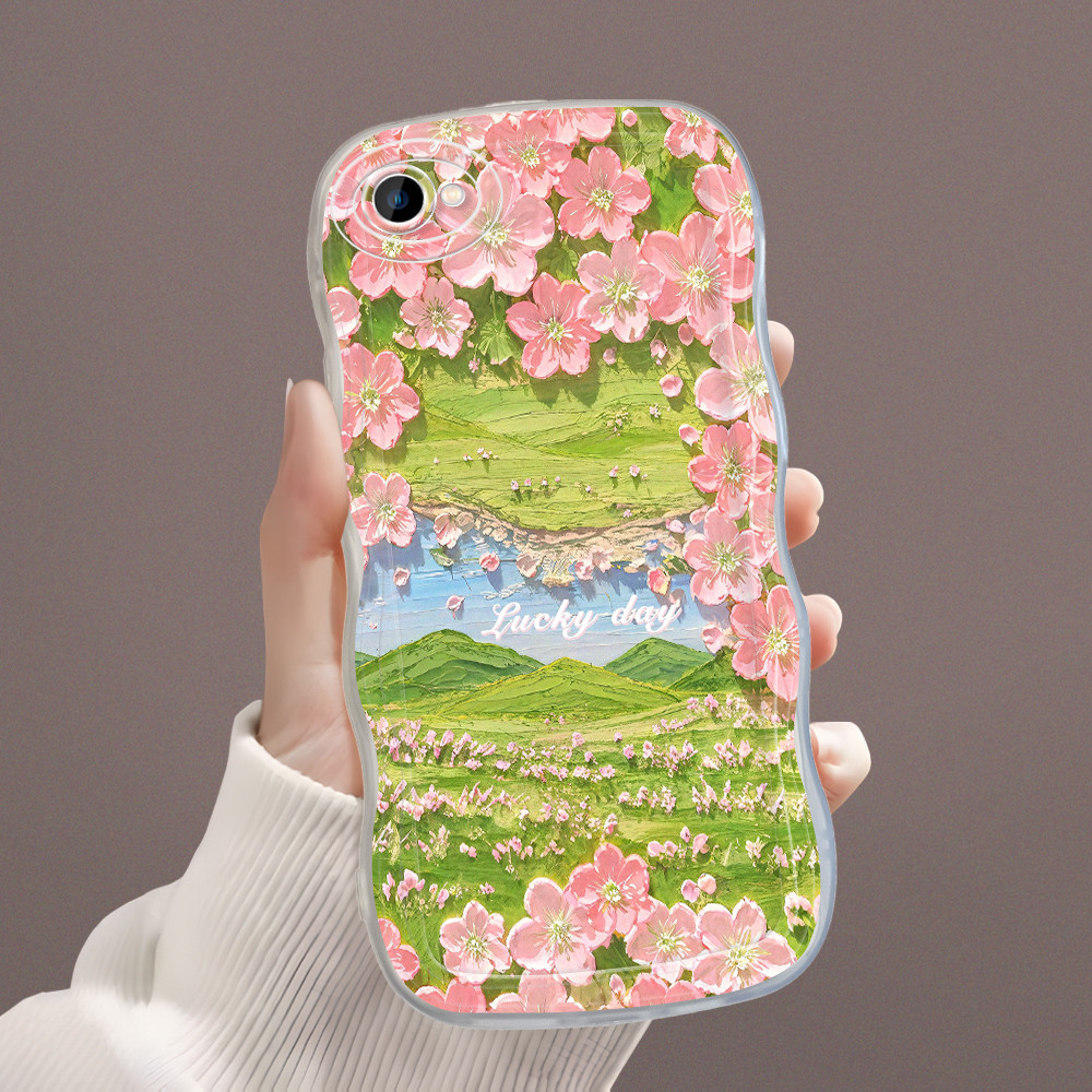 Casing Hp Untuk VIVO V5 Plus X9 X9S 1611 Case Softcase Kesing Soft Cassing Bunga 4098