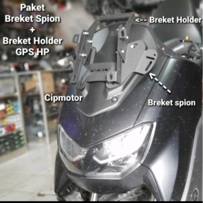 BREKET SERPO PLUS DUDUKAN SPION NMAX TURBO NMAX NEW NMAX OLD 155