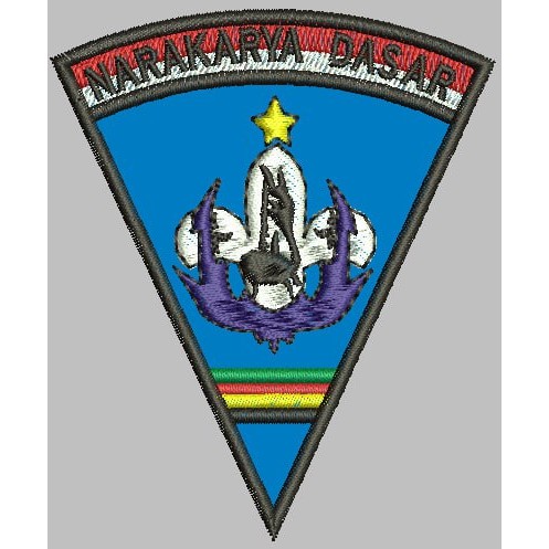 BCP-646 NARAKARYA DASAR PATCH BORDIR LOGO/EMBLEM AKSESORIS