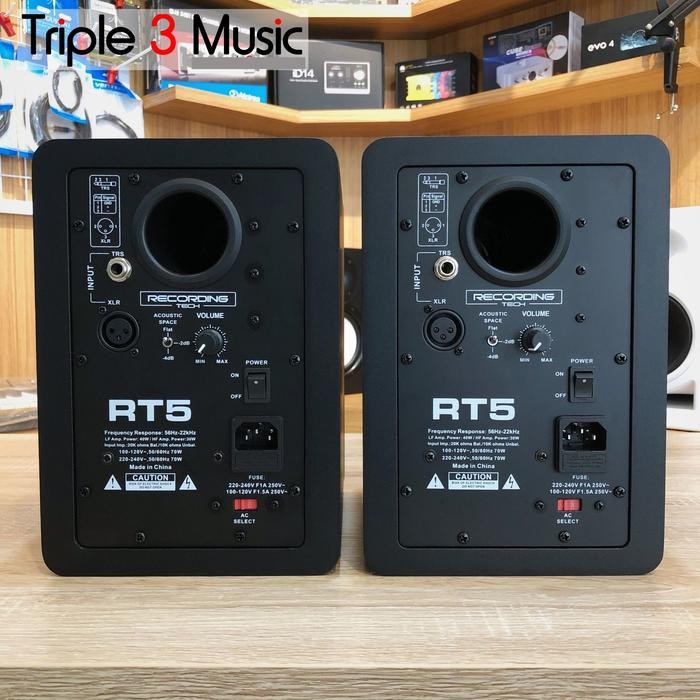 Recording Tech RT5 RT 5 RT-5 Speaker Flat studio monitor