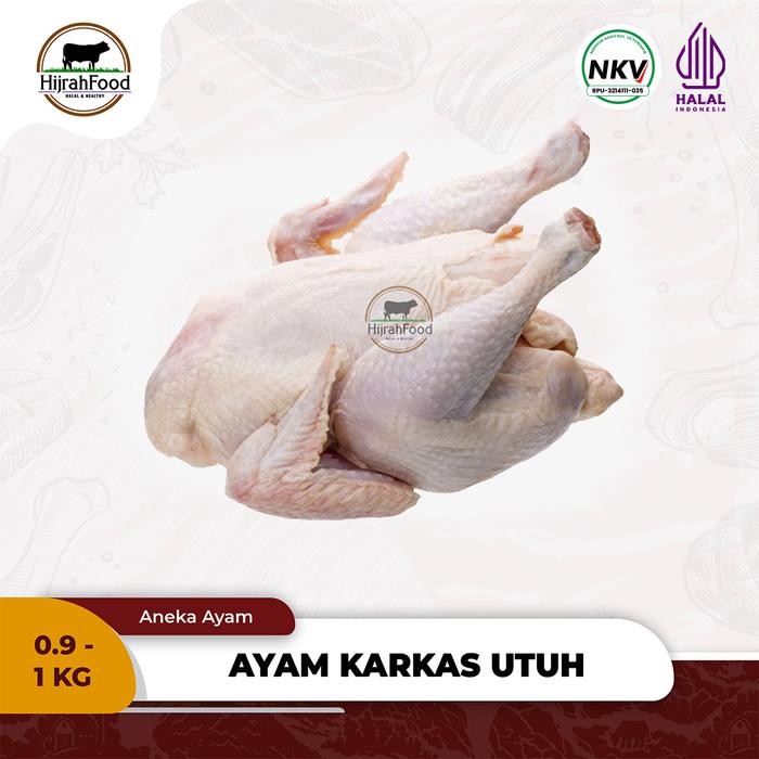 

Pilihan- Ayam Karkas / Ayam Broiler Utuh Whole Chicken - 1 Ekor