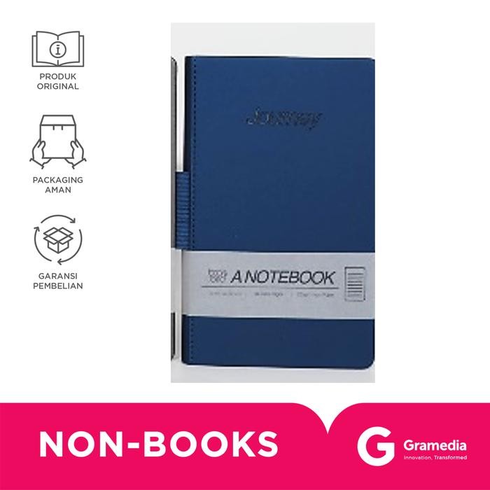 

Books&Bind Nb Metallic Hc W/ Penloop A5-Slim Blue