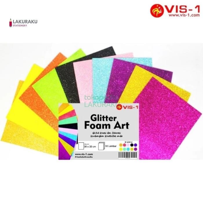 

Pilihan- Eva Foam Art Glitter Warna A4 20 X 30 Vis-1 Prakarya Per 1 Pak 10 Pcs