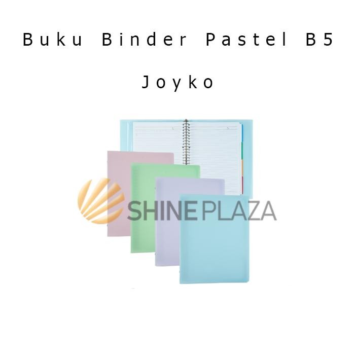 

Binder Note Pastel Color Joyko B5 MHPT-143 - Buku Tulis Catatan Notebook Ring Loose Leaf
