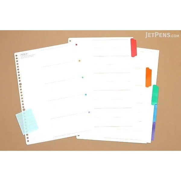 

Kokuyo Campus Dividers with Laminated Index Tabs - A4 - 30 Holes