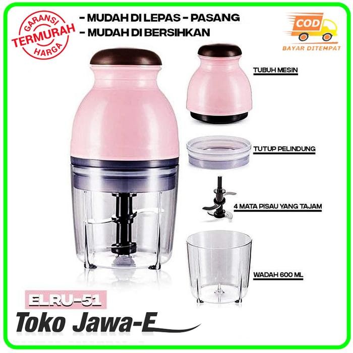 terbaru ROYALTA Blender Capsul/Chopper Capsul/Chopper Daging - 4 MATA PISAU NK272