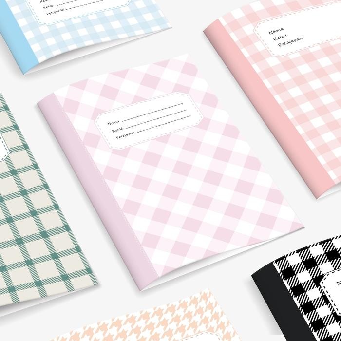 

Bukuqu (Isi 10 Lbr) Sampul Buku #Kotak Uk A5/B5 - Sampul Aesthetic - Korean Book Cover Kertas