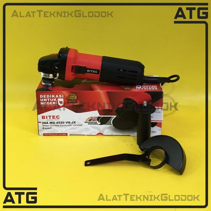 Dish Grinder Variable Speed / Mesin Gerinda 4 Inch - Bitec Ina Mg 4520