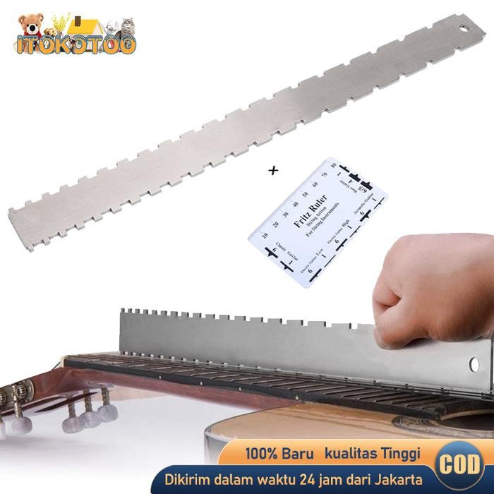 Guitar Neck Notched Straight Edge Fret Ruler Rocker Luthier Tool