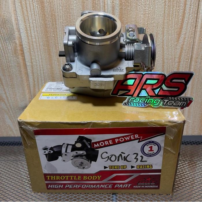 THROTTLE BODY TB BRT & VELOCITY BRT SONIC SUPRA GTR CBR 150 32 34 MM