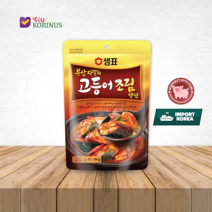 

Stok Baru K- Sempio Spicy Mackerel Simmer Sauce / Saus Bumbu Ikan Makarel Pedas Korea 150 g