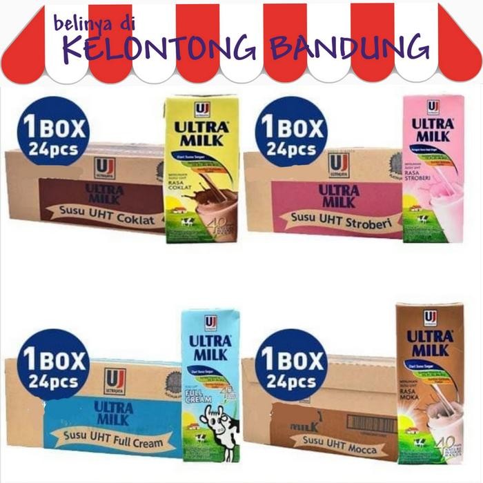 

Pilihan- Ultra Milk 250 Ml Susu Uht Coklat Cokelat Full Cream Stoberi Moka Dus