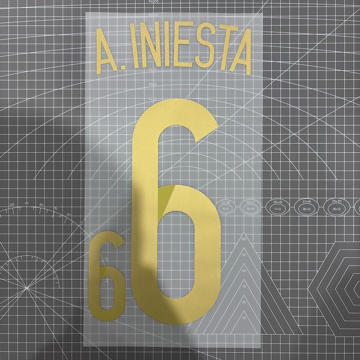 nameset hk spain spanyol home 2014 iniesta [kualitas terbaik]